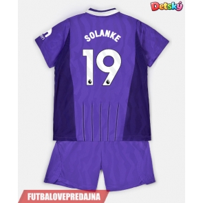 Lacne Dětský Futbalové dres Tottenham Hotspur Dominic Solanke #19 2026-27 Krátky Rukáv - Tretina (+ trenírky)